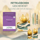 Fettklößchen Geschenkset (mit Audio-Online) + Eleganz der Natur Schreibset Premium - Guy de Maupassant