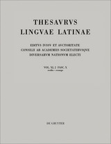 Thesaurus linguae Latinae. . / resilio – resurgo - 