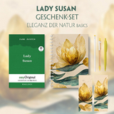 Lady Susan Geschenkset (Hardcover + Audio-Online) + Eleganz der Natur Schreibset Basics - Jane Austen