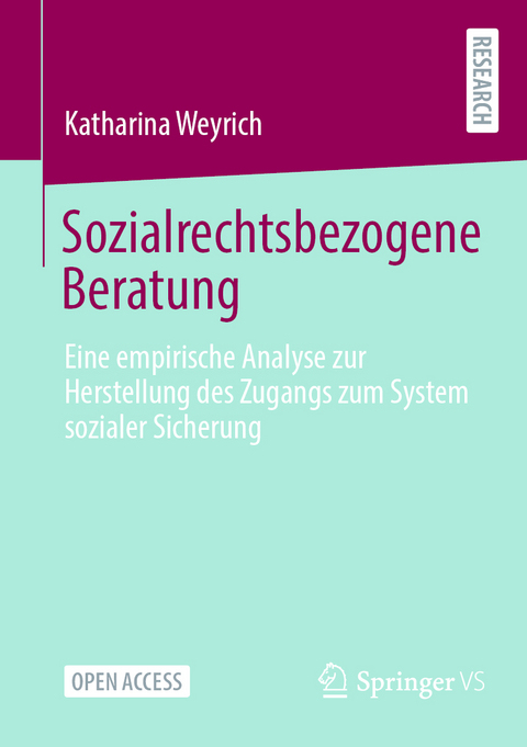 Sozialrechtsbezogene Beratung - Katharina Weyrich