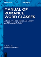 Manual of Romance Word Classes - 