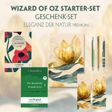 The Wonderful Wizard of Oz Starter-Paket Geschenkset 2 Bücher (mit Audio-Online) + Eleganz der Natur Schreibset Premium - L. Frank Baum
