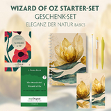 The Wonderful Wizard of Oz Starter-Paket Geschenkset 2 Bücher (mit Audio-Online) + Eleganz der Natur Schreibset Basics - L. Frank Baum