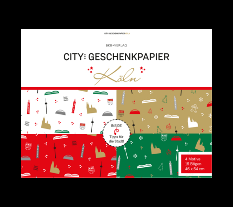 City - Geschenkpapierbuch BONN