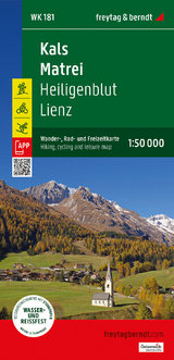 Kals - Matrei, Wander-, Rad- und Freizeitkarte 1:50.000, freytag & berndt, WK 181 - 