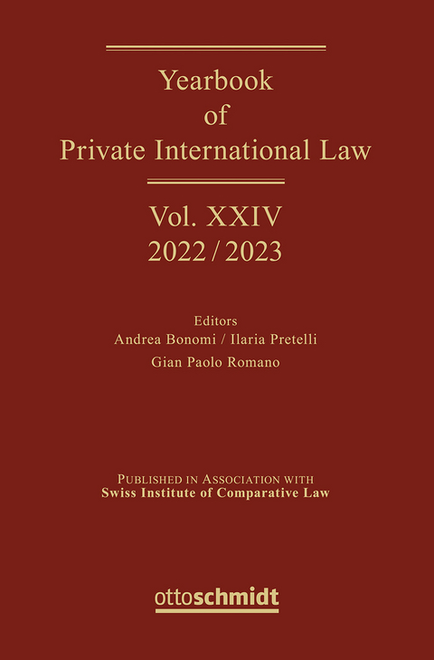 Yearbook of Private International Law Vol. XIV – 2022/2023 - 