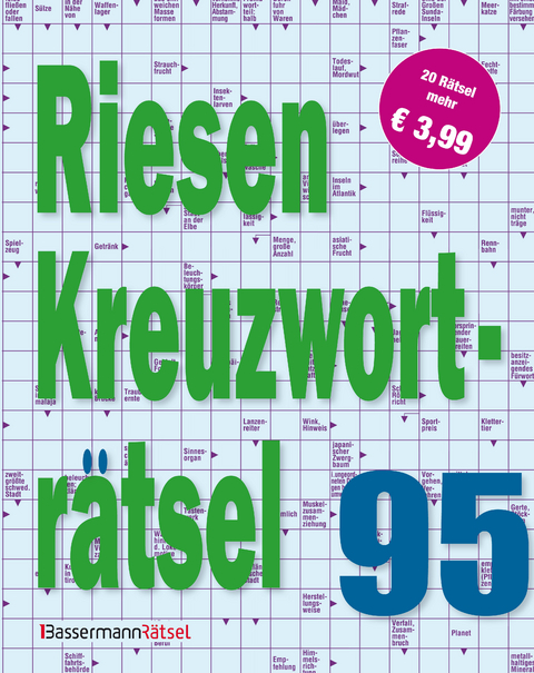 Riesen-Kreuzworträtsel 95 (5 Exemplare à 3,99 €) - Eberhard Krüger