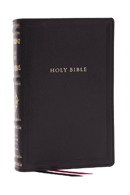 RSV Personal Size Bible with Cross References, Black Leathersoft, Thumb Indexed, (Sovereign Collection) -  Thomas Nelson