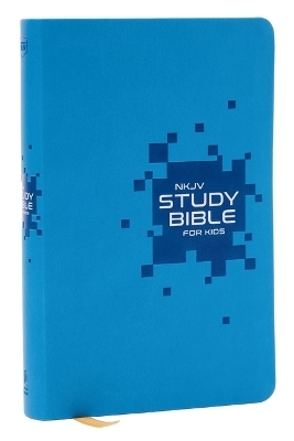 NKJV Study Bible for Kids, Blue Leathersoft:  The Premier Study Bible for Kids -  Thomas Nelson