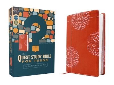 NIV, Quest Study Bible for Teens, Leathersoft, Coral, Comfort Print