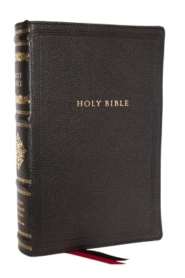 RSV Personal Size Bible with Cross References, Black Genuine Leather, (Sovereign Collection) -  Thomas Nelson