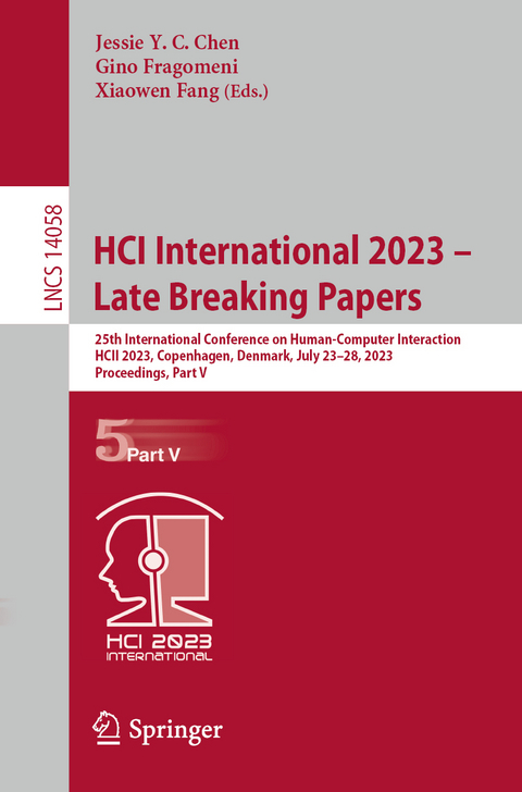 HCI International 2023 – Late Breaking Papers - 