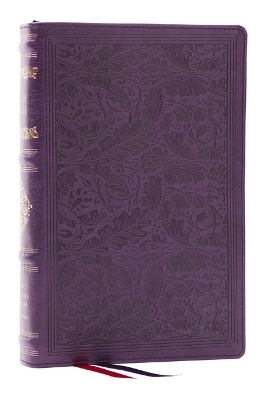 RSV Personal Size Bible with Cross References, Purple Leathersoft, (Sovereign Collection) -  Thomas Nelson