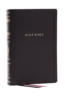 RSV Personal Size Bible with Cross References, Black Leathersoft, (Sovereign Collection) -  Thomas Nelson