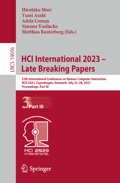 HCI International 2023 – Late Breaking Papers - 