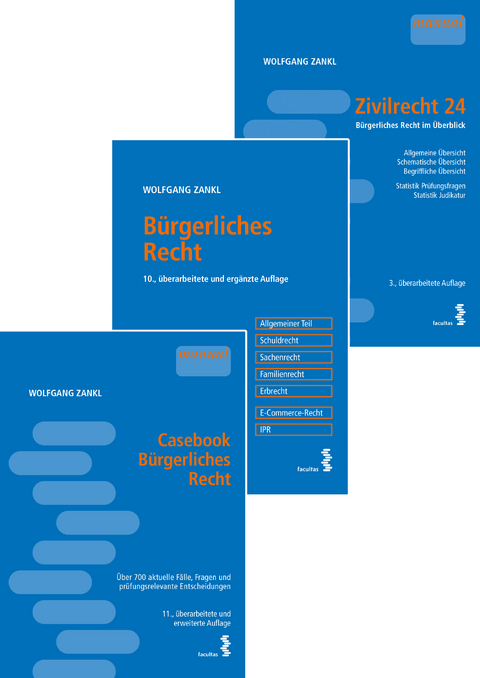 Kombipaket Casebook Bürgerliches Recht, Bürgerliches Recht und Zivilrecht 24 - Wolfgang Zankl