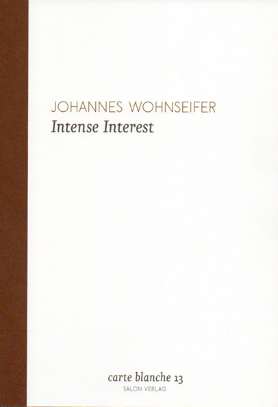 Intense Interest - Johannes Wohnseifer