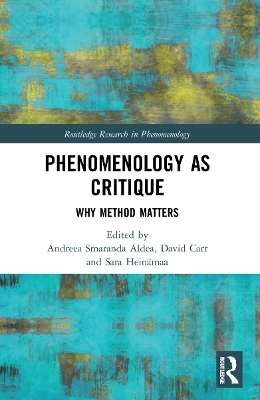 Phenomenology as Critique - 