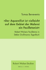 „Der Aquarellist ist vielleicht auf dem Gebiet der Malerei ein Feuilletonist“ - Tomas Benevento