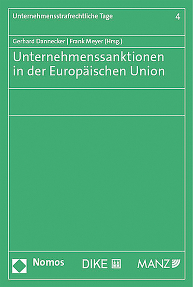 Unternehmenssanktionen in der Europäischen Union - 