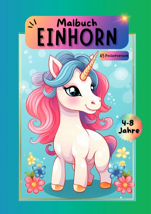 Malbuch Einhorn - Nora Milles