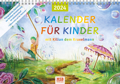 Kalender für Kinder mit Kilian dem Kraxelmann 2024 - Maria Stadlmeier-Baumann