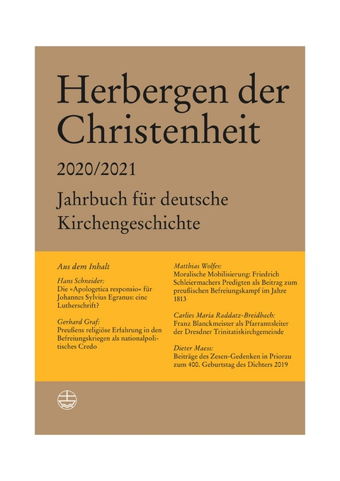 Herbergen der Christenheit 2020/2021 - 