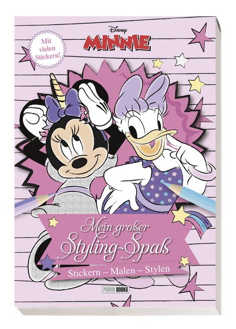 Disney Minnie: Mein großer Styling-Spaß: Stickern, Malen, Stylen -  DISNEY,  Panini