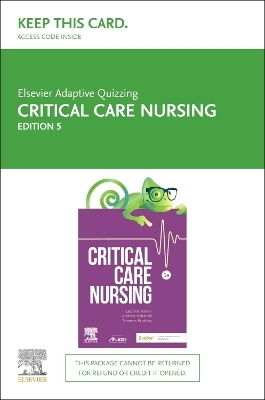 Elsevier Adaptive Quizzing for Critical Care Nursing - Access   Card - Jenyfer Joy