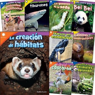 Smithsonian Informational Text: Animals Spanish Grades K-2: 9-Book Set -  Multiple Authors