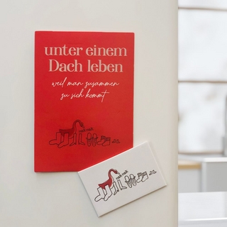 unter einem Dach leben - 