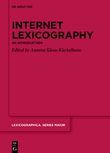 Internet Lexicography - Klosa-Kückelhaus, Annette