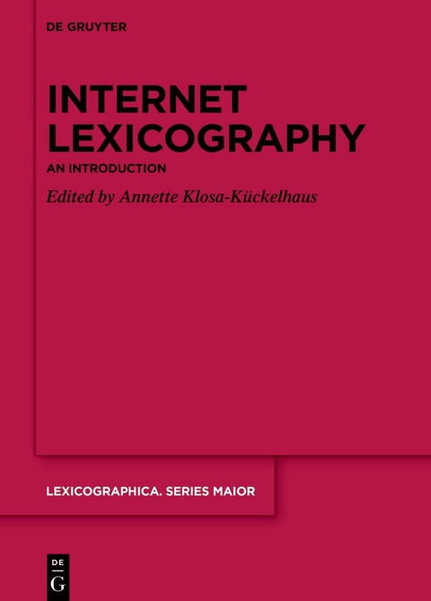 Internet Lexicography - 