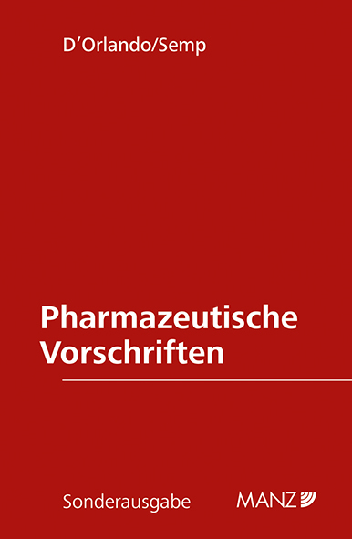 Pharmazeutische Vorschriften - 