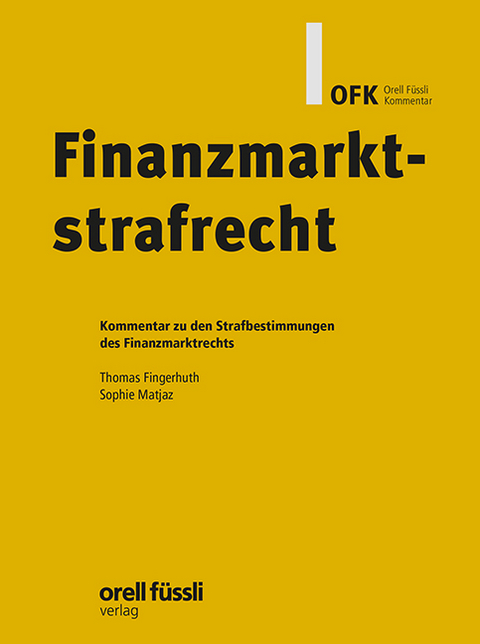 Finanzmarktstrafrecht - 