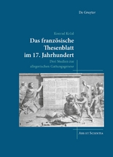 Das französische Thesenblatt im 17. Jahrhundert - Konrad Krčal