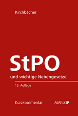 Strafprozessordnung - StPO - Kirchbacher, Kurt