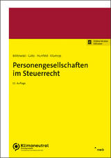 Personengesellschaften im Steuerrecht - Lange, Joachim; Bilitewski, Andrea; Götz, Hellmut; Klumpp, Peter; Hunfeld, Heinz-Gerd