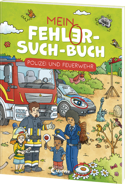 Mein Fehler-Such-Buch - Polizei und Feuerwehr