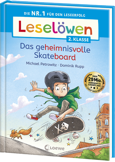 Leselöwen 2. Klasse - Das geheimnisvolle Skateboard - Michael Petrowitz