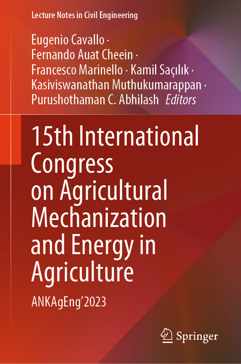 15th International Congress on Agricultural Mechanization and Energy in Agriculture - 