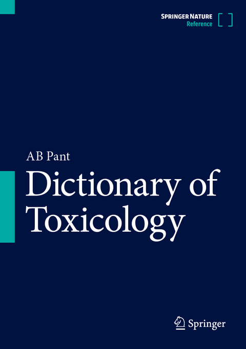 Dictionary of Toxicology - AB Pant