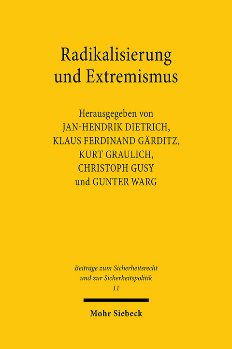 Radikalisierung und Extremismus - 