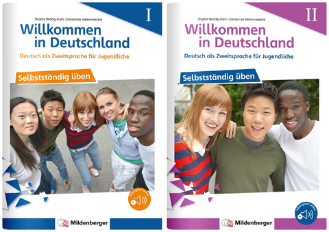Willkommen in Deutschland – Deutsch als Zweitsprache für Jugendliche – Selbstständig üben I + II - Birgitta Dr. Reddig-Korn, Constanze Velimvassakis