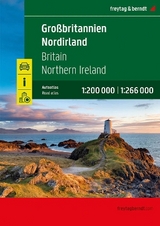 Großbritannien - Nordirland, Autoatlas 1:200.000 - 1:266.000, freytag & berndt