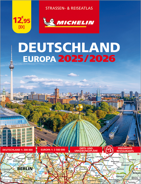 Michelin StraÃenatlas Deutschland & Europa 2025/2026