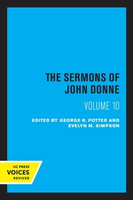 The Sermons of John Donne, Volume X - John Donne