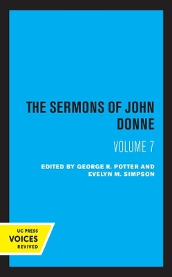 The Sermons of John Donne, Volume VII - John Donne