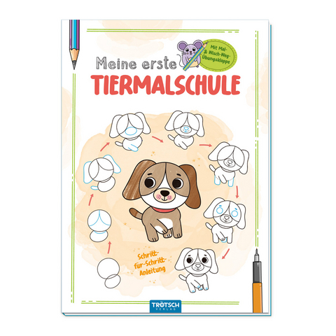 Trötsch Malbuch Meine erste Tiermalschule Hund - 