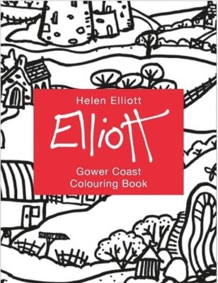 Helen Elliott Concertina Colouring Book: Gower Coast - Helen Elliott
